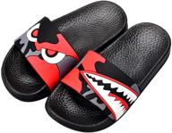 jackshibo 66616 dark toddler boys' sandals: perfect outdoor shoes logo