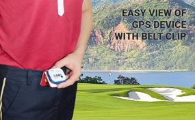 img 2 attached to 🏌️ GolfBuddy Voice 2 Golf GPS/Rangefinder Bundle - Includes Magnetic Hat Clip, 5 Ball Markers, & Belt Clip (White)