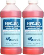 hibiclens antimicrobial skin liquid soap: 32 fluid ounce (pack of 2) - maximum protection for clean, healthy skin logo