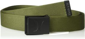 img 1 attached to 👕 Hurley Men's Olive Canvas with Debossed Design