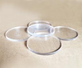 img 4 attached to MEYA 20 🔘 Pcs Acrylic Plexiglass Circular Discs