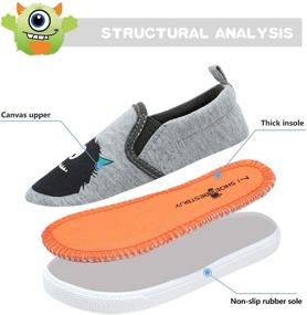 img 2 attached to 👟 Высококачественные кроссовки для малышей KIZWANT: легкие мокасины для мальчиков для стиля и комфорта