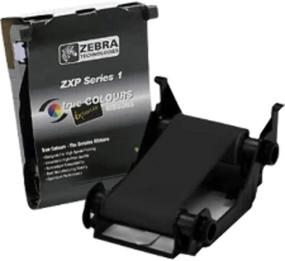 img 1 attached to 🖨️ High-Quality Zebra Monochrome Ribbon Zxp Series 1 Black 1000 Images - Efficient Printing Solution