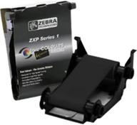 🖨️ high-quality zebra monochrome ribbon zxp series 1 black 1000 images - efficient printing solution logo