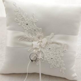 img 1 attached to Awtlife Flower Wedding Cushion Wedding