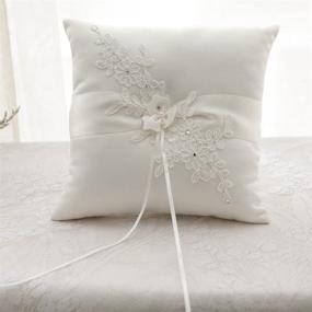 img 3 attached to Awtlife Flower Wedding Cushion Wedding