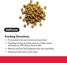img 2 attached to ZuPreem Premium Daily Grain Free Ferret Diet Food - Optimal Nutrition, Easy Digestion, Protein-Rich (2-Pack - 4 lb each)