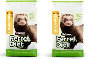 img 4 attached to ZuPreem Premium Daily Grain Free Ferret Diet Food - Optimal Nutrition, Easy Digestion, Protein-Rich (2-Pack - 4 lb each)