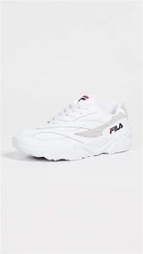 img 3 attached to Fila Men's Sneakers in Classic White and Black Shades