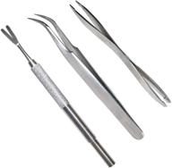 🐾 acronde tick remover tool set: 3 pack stainless steel kit for cats and dogs logo