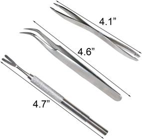 img 2 attached to 🐾 Acronde Tick Remover Tool Set: 3 Pack Stainless Steel Kit for Cats and Dogs