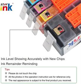 img 2 attached to 🖨️ Starink Compatible Ink Cartridges for HP 934XL 935XL Printers - 4-Pack (Black, Cyan, Magenta, Yellow) for Officejet Pro 6800, 6820, 6830, 6230, 6812, 6815, 6822, 6825, 6835, 6836