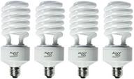 alzo joyous light® 45w cfl bulbs, full spectrum, 5500k, 2800 lumens, 120v, pack of 4 logo