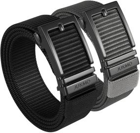 img 4 attached to 🔧 JUKMO Ratchet Tactical Automatic Medium Men's Accessory Belts