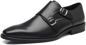 img 1 attached to 👞 Double Loafer Oxford Business Shoes in Milano Design