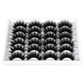 img 1 attached to 👁️ Dramatic Fluffy Eyelashes by Newcally Lashes