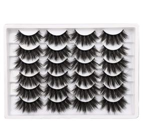 img 4 attached to Драматические пушистые ресницы от Newcally Lashes