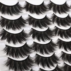 img 2 attached to 👁️ Dramatic Fluffy Eyelashes by Newcally Lashes