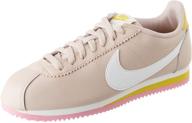 ultimate style and performance: nike cortez leather metallic silver men's athletic shoes logo