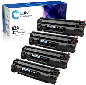 img 4 attached to 🖨️ LxTek Compatible Toner Cartridge Replacement for HP 83A CF283A - Laserjet Pro MFP M125nw M201dw M225dw M201n M125a M127fn M127fw - 4 Black