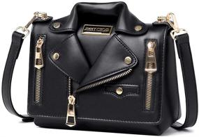img 4 attached to 👩 Сумки Sfly Women Chain Motorcycle Shoulder Rivet: Сумка с цепочкой в виде мотоцикла из кожи для девушек