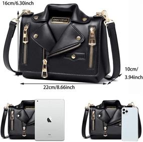 img 1 attached to 👩 Сумки Sfly Women Chain Motorcycle Shoulder Rivet: Сумка с цепочкой в виде мотоцикла из кожи для девушек