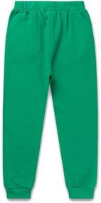 img 3 attached to DEESPACE Drawstring Athletic Sweatpants for 👖 Girls' Clothing, 3-12 Years - Pants & Capris