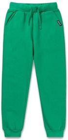 img 4 attached to DEESPACE Drawstring Athletic Sweatpants for 👖 Girls' Clothing, 3-12 Years - Pants & Capris