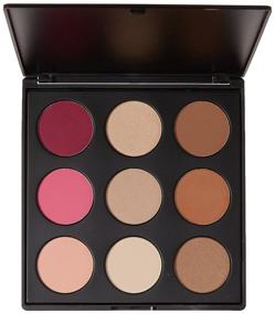 img 1 attached to 🎨 Coastal Scents Sleek Silhouette Blush, Highlighter, and Bronzer Palette for Enhanced Results (PL-017)