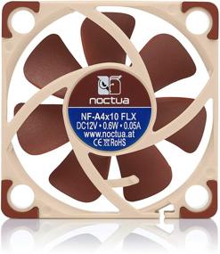 img 1 attached to 🔵 Noctua NF-A4x10 FLX: Premium 40x10mm Quiet Fan, 3-Pin (Brown)