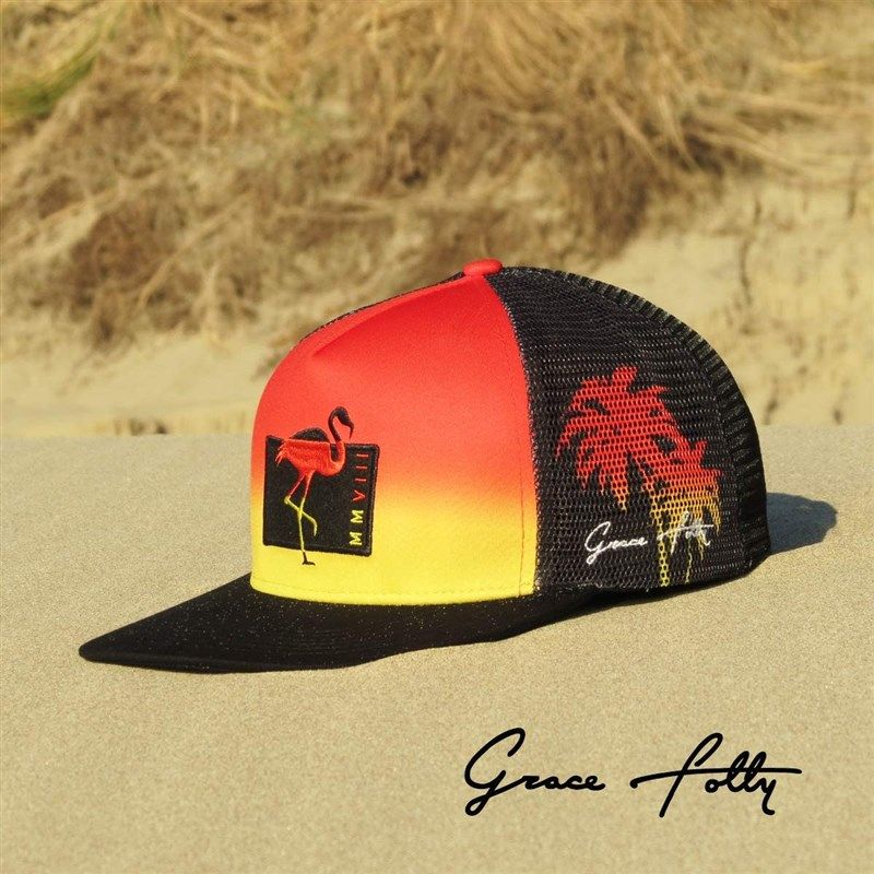 Grace Folly Beach Trucker Hats for Women- Snapback Baseball Cap for Summer