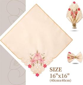 img 3 attached to 💧 Washable and Reusable Tayis Embroidery Ideal for Weddings: A Perfect Blend of Elegance and Practicality