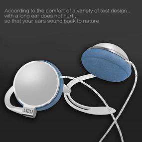 img 3 attached to 🎧 Portable Clip-On Earphones with Microphone and Call Controller – Stereo Headphones, Compatible with 3.5mm iPhone, Android Devices (White)