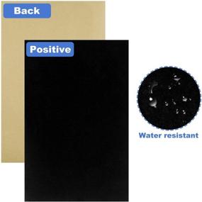img 2 attached to 🎨 15PCS Self-Adhesive Black Velvet Fabric Sheets: Perfect for Jewelry Drawer Crafts and Craft Making