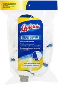 img 1 attached to 🧹 Efficient Quickie Microfiber Twist Mop Refill - H11 0362M312, White, 16-inch x 3.75-inch: Superior Cleaning Performance