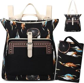 img 4 attached to Backpack Convertible Handbags Crossbody Shoulder Women's Handbags & Wallets