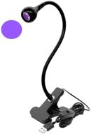 portable blacklight with gooseneck fixtures - ultraviolet gem logo