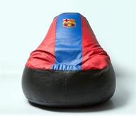 🪑 comfy barcelona football beanbag chair cover + inner bag – ideal for kids & adults, outdoor and indoor lounge game (beans not included) logo