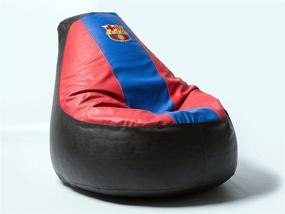 img 1 attached to 🪑 Comfy Barcelona Football Beanbag Chair Cover + Inner Bag – Ideal for Kids & Adults, Outdoor and Indoor Lounge Game (Beans not Included)