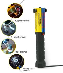 img 3 attached to 🔥 EMAGIH 110V 1000W Coil Kits Auto Bolt Remover PDR Car Garage Repair Flameless Electromagnetic Handheld Mini Induction Heater Tool with 10 Pieces