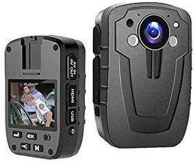 img 4 attached to 🎥 Advanced 1296P HD Police Body Camera with Night Vision, Infrared Laser, IP67, Waterproof, Shockproof - CAMMHD Body Worn Camera