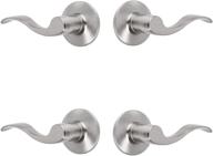 🚪 dynasty hardware her-78-us15 heritage dummy lever set, satin nickel finish (2 pack) логотип