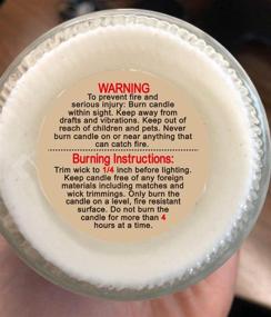 img 1 attached to 🕯️ Premium Candle Labels: Natural Kraft Warning Stickers - 1.5 inch, 500 pcs per Roll