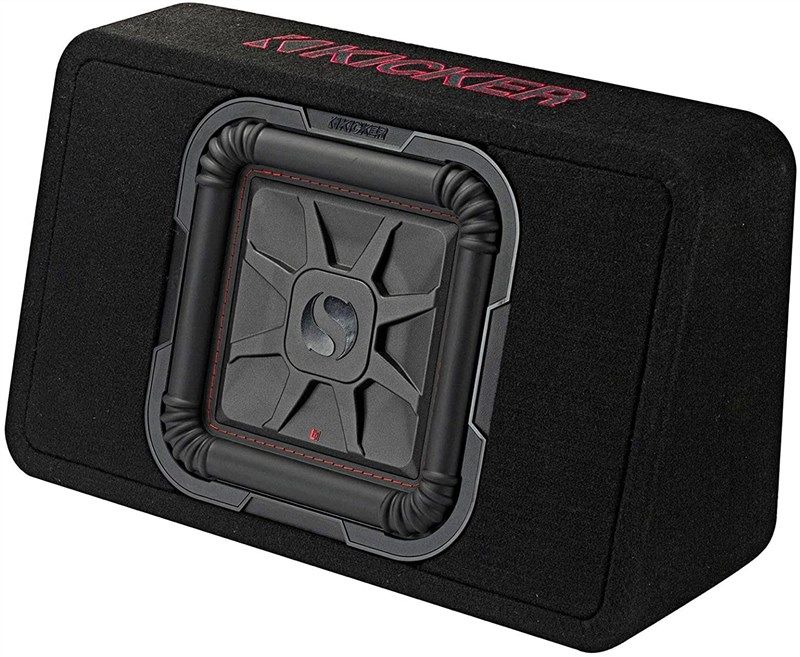 kicker 46tl7t102 solo baric subwoofer enclosure logo