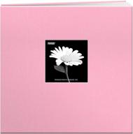 👶 pioneer mb-10cbfb 12x12 baby fabric frame post bound scrapbook in dreamy pink - enhanced seo logo