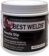🔥 top-rated welding nozzle gel: best welds mig welding tip dip 16oz for efficient welding, welder's choice, 1 lb logo