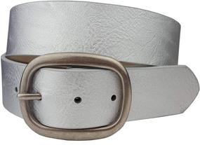 img 2 attached to Stylish Vegan Plain Belt Black M Women's Accessories - An Essential Addition to Your Wardrobe!