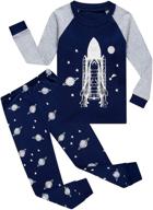 boys' sleepwear & robes: christmas pajamas with a cozy family feel and striped design logo