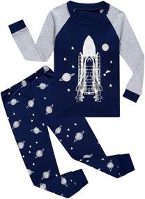 img 4 attached to Boys' Sleepwear & Robes: Christmas Pajamas with a Cozy Family Feel and Striped Design