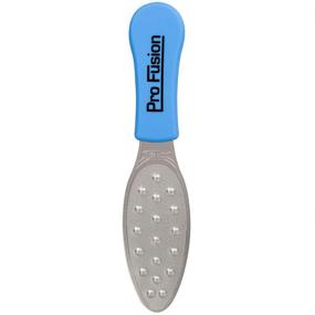 img 2 attached to ForPro ProFusion Stainless Steel Pedicure File - Coarse, Double-Sided - Blue Handled Pedi File for Heels and Feet - Length: 8.25 inches